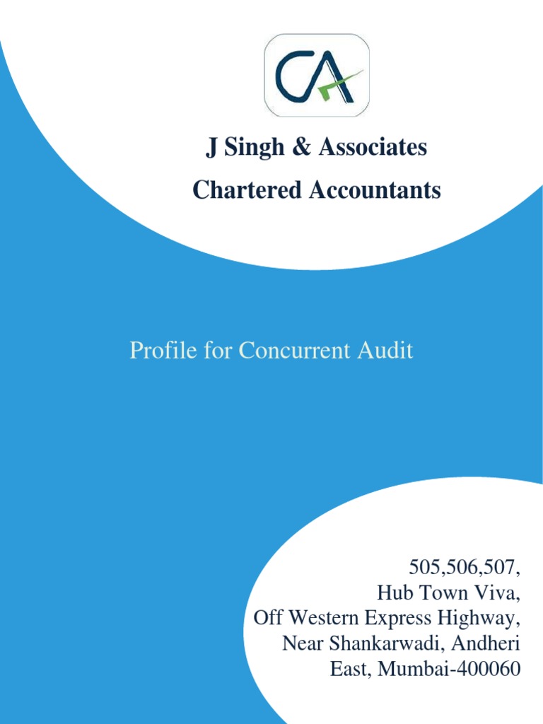J Singh & Associates Chartered Accountants: Profile For Concurrent ...