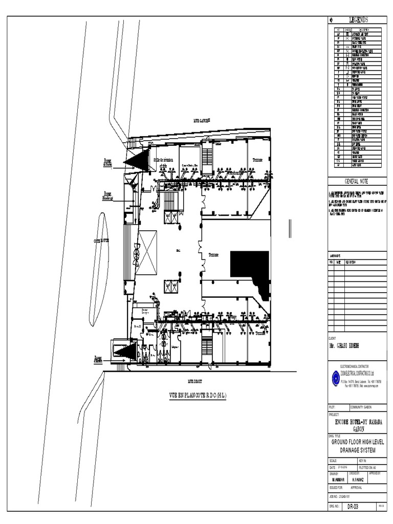 Ground Floor Drainage Layout Plan | PDF