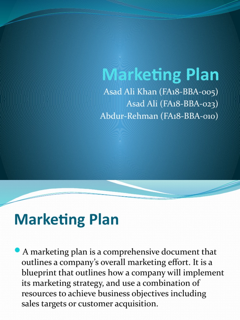 Comprehensive Marketing Plan Guide | PDF | Marketing | Sales