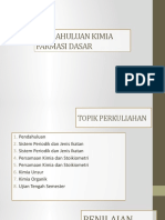 Pendahuluan Kimia Farmasi Dasar