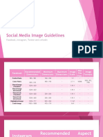 Social Media Image Sizing