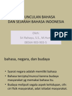 Kemunculan Bahasa