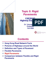 Topic 5: Rigid Pavements: CSE29357 Highway Engineering