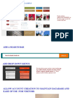 Website Alignment Example: Create Sections (Services Offered) On The Home-Page To Make The Website Look Neat