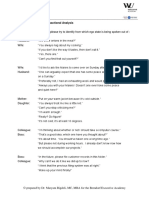 Exercise Examples Transactional Analysis