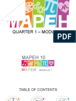 Mapeh Quarter 1 - Module 1