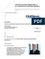 hotnews.ro-webPR Deloitte România lansează Digital DNA o soluție de evaluare a gradului de maturitate digitală a