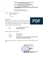 SURAT PENGANTAR PENERBITAN SK PEMBIMBING TA - Muhammad Ihsan PDF