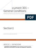 UAP Document 301 - General Conditions: Prepared by Professional Practice Cluster