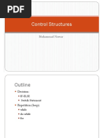 Control Structures: Muhammad Niswar