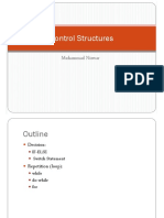 Control Structures: Muhammad Niswar