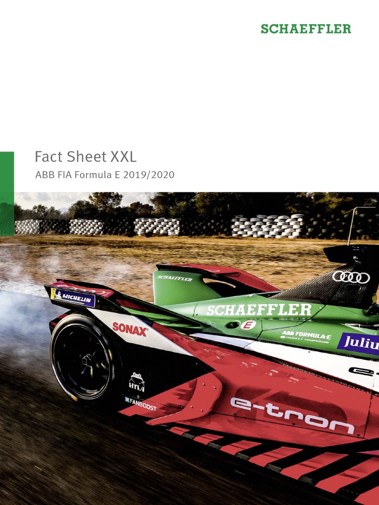 Schaeffler's Role in Formula E 2020 | PDF | Motorsport | Vehicle Technology