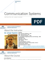 EE-351 Communication Systems Instructor and Course Overview