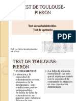 Test de Toulouse Pieron