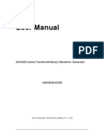 User Manual: SDG800 Series Function/Arbitrary Waveform Generator