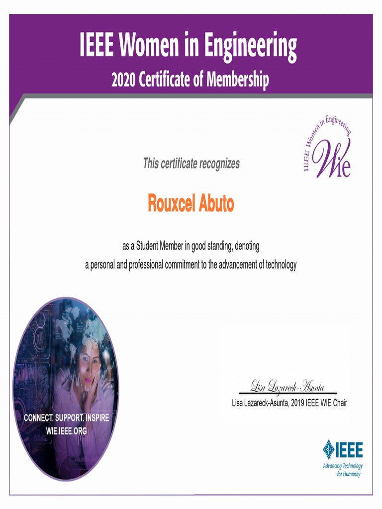 Rouxcel Abuto: This Certificate Recognizes | PDF