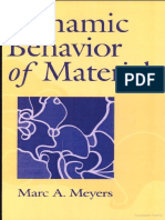 Dynamic Behavior of Materials - I - Meyers PDF
