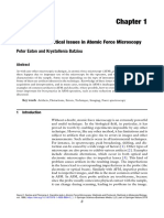 Chapter 1-Artifacts and Practical Issues in Atomic Force Microscopy