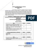 Segundo Informe de Evaluación LP-003-2020