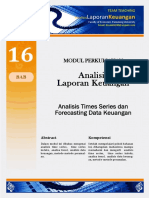 Pertemuan Ke-16 - Analisis Times Series Forecasting Data Keuangan PDF