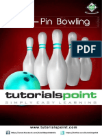 Ten - Pin - Bowling - Tutorial 101 PDF