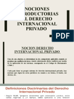 Nociones Del Derecho Internacional Privado Universidad de Aconcagua
