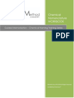 Chemical Nomenclature Workbook - Guided Memorization PDF