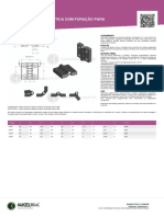 Db-A7-Dobradiça Plástica Com Furação para Parafuso Allen