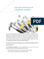 5 Consejos para El Buen Uso de Herramientas Manuales PDF