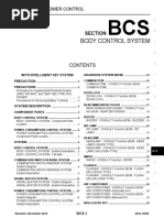 Body Control System: Section