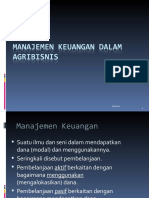 MANAJEMEN KEUANGAN DALAM AGRIBISNIS - New - 1.ppt2 - 1