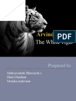 Arvind Adiga's: The White Tiger