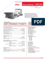 Triplex Intermittent Duty: Pump Specifications