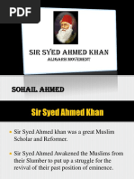 Aligarh MOvement, Sir Syed and his efforts for the Muslims of India