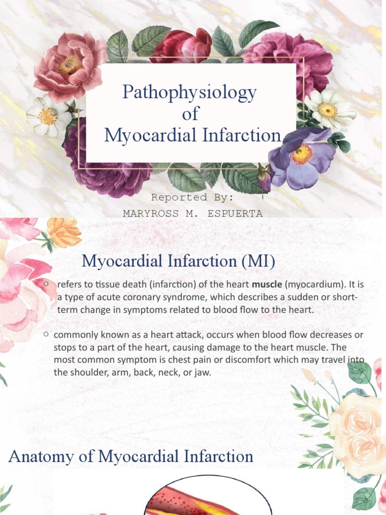 Myocardial Infarction Pathophysiology Overview | PDF