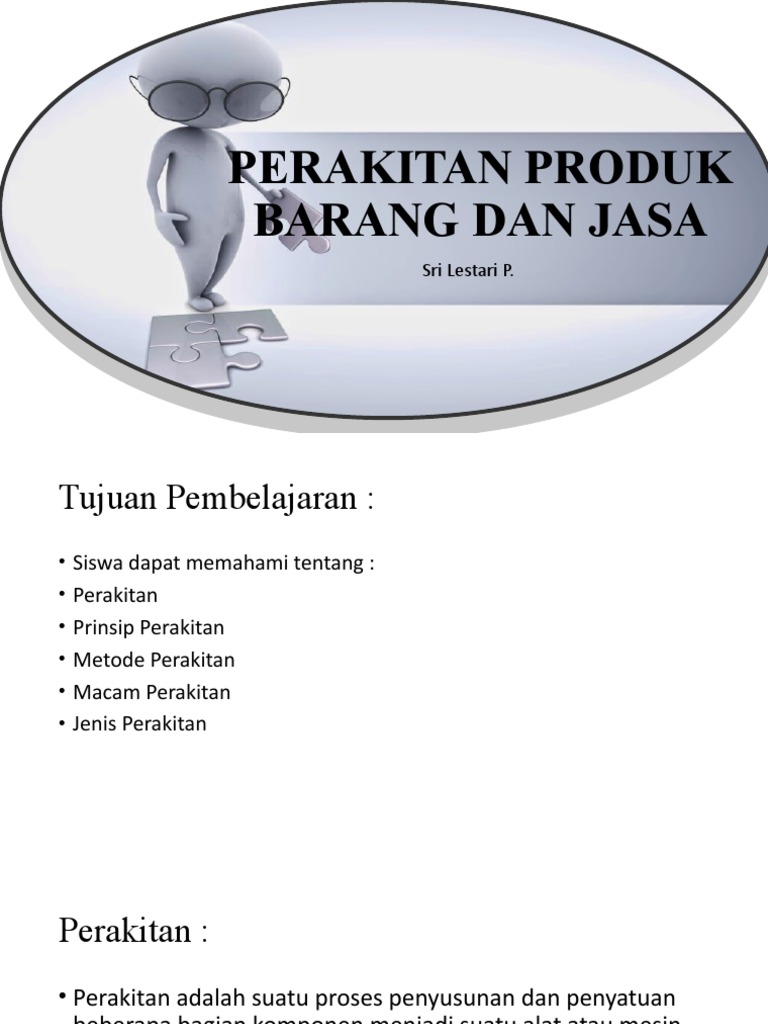 Bab 2 Perakitan Produk Barang Dan Jasa Pdf