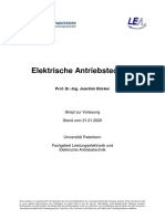 Skript Elektrische Antriebstechnik PDF