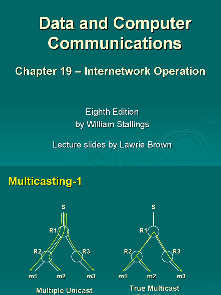 Data and Computer Communications | PDF | Routing | Router (Computing)