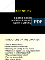 Case Study: © Louis Cohen, Lawrence Manion & Keith Morrison