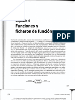 Capítulo 6 Funciones y ficheros función