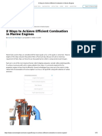 8 Ways To Achieve Efficient Combustion in Marine Engines