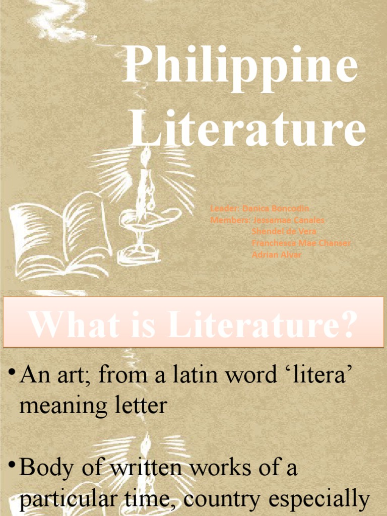 Overview of Philippine Literature Types | PDF | Poetry | Narrative