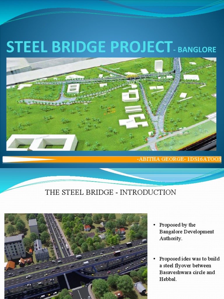 Steel Bridge Bangalore PDF PDF Transport Transportation Engineering