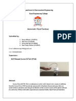 Automatic Hand Sanitizer Project-Ii PDF