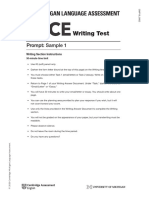 ECCE Sample Writing Prompt 1