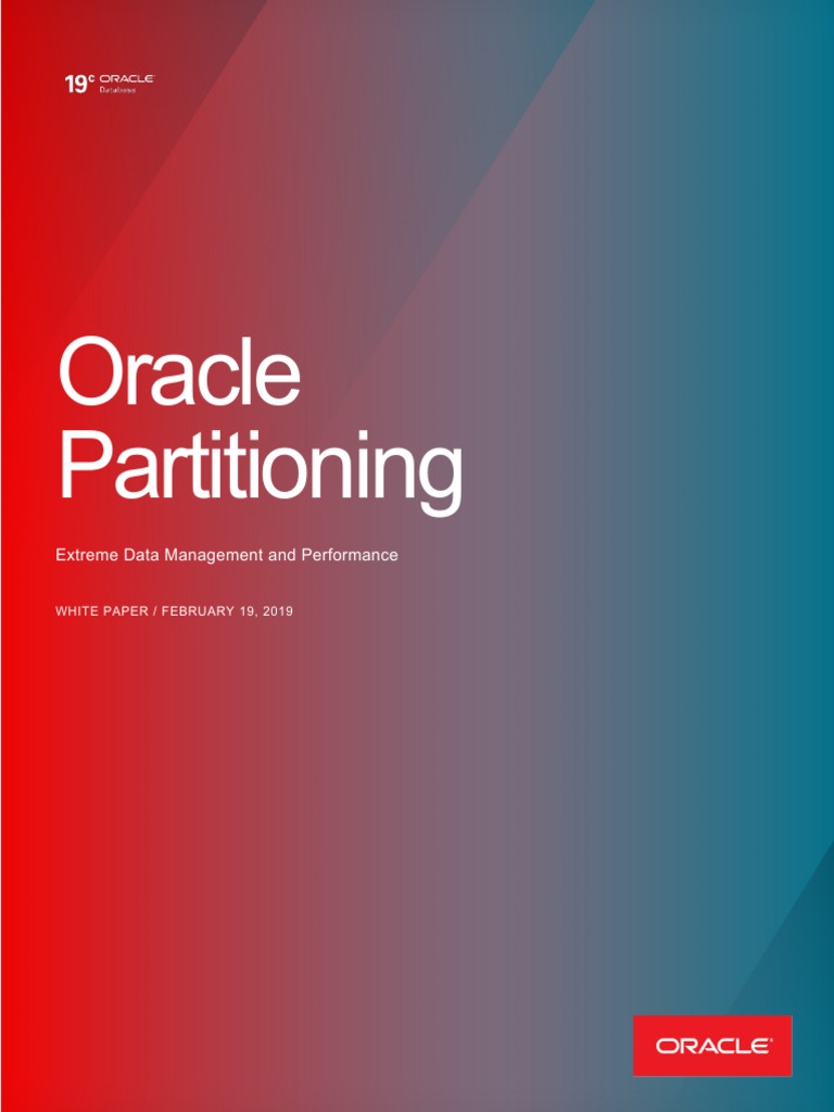 Oracle Partitioning PDF Database Index Databases