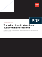 The Value of Audit