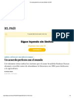 Un Acuerdo Perfecto Con El Mundo - Babelia - EL PAÍS PDF