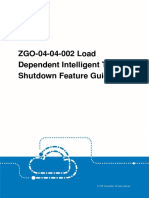 GERAN ZGO-04-04-002 Load Dependent Intelligent TRX Shutdown Feature Guide (V4) - V1.1