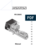 Bedienungsanleitung Proxxon PD 230 - e